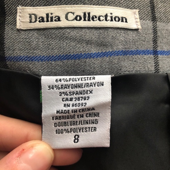 Grey Skirt with Colourful Stripes - Picture 4 of 4